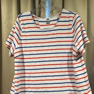Old Navy Tops - Old Navy Tee with box pleat back detail XL Old Navy Tops - Old Navy Tee with box pleat back detail XL
